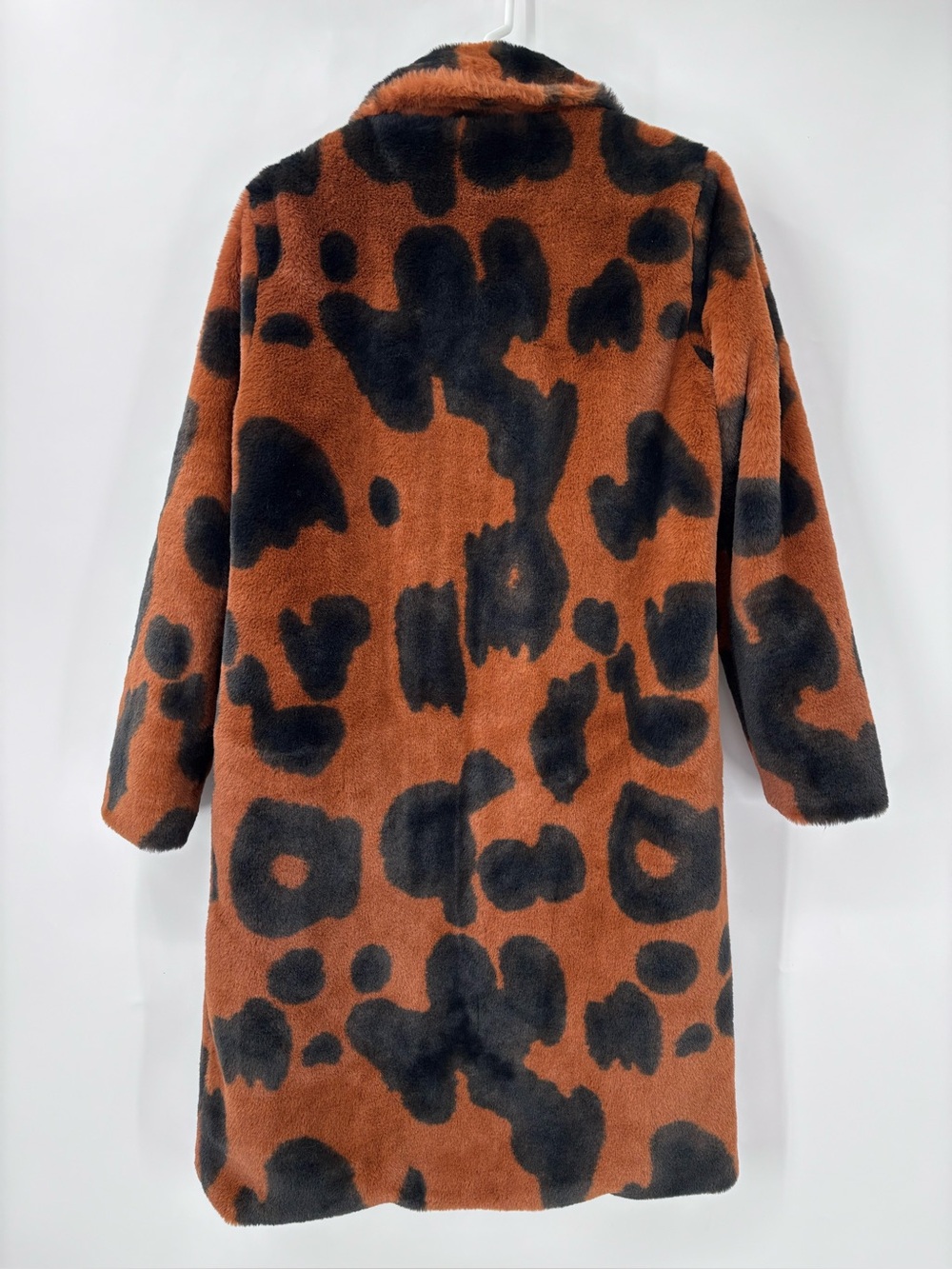 Stoosh Rust and Black Leopard Teddy Coat - Picture 5 of 11